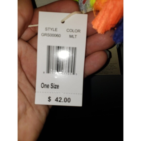 Quagga Greenlabel Multicolor Scarf & Bracelet Set NWT - Picture 8 of 11